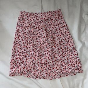 Brandy Melville Floral Skirt